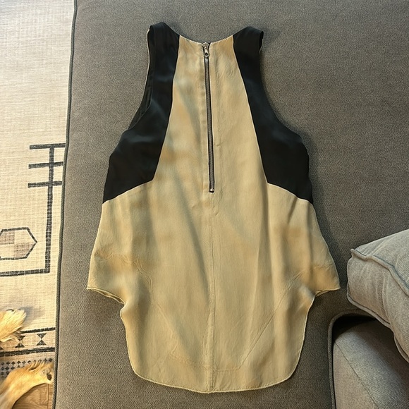 Rag & Bone Olive Green & Black Blouse - Picture 2 of 3